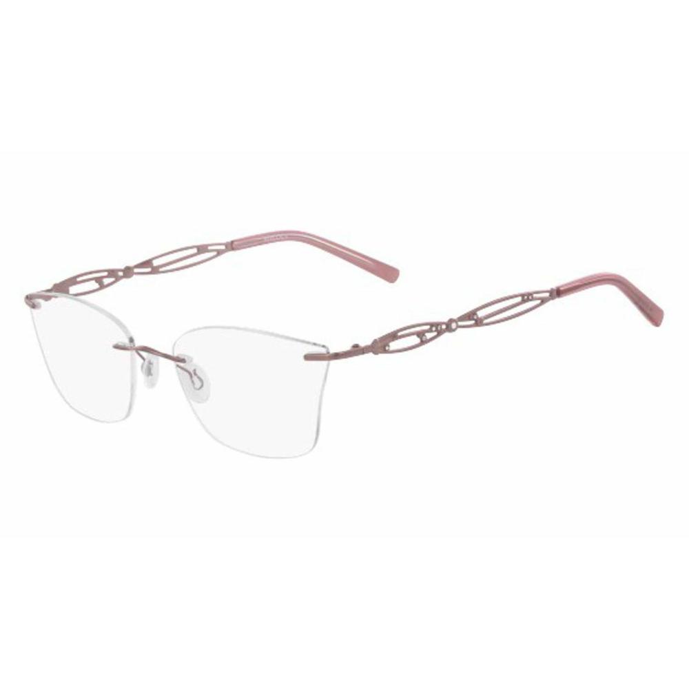 NEW AIRLOCK PURE ENCHANTMENT 203 601 Rose Titanium Eyeglasses 55/18/140